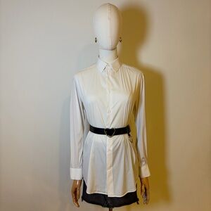 Balenciaga White Button Down Shirt - Sz 38/S - Excellent